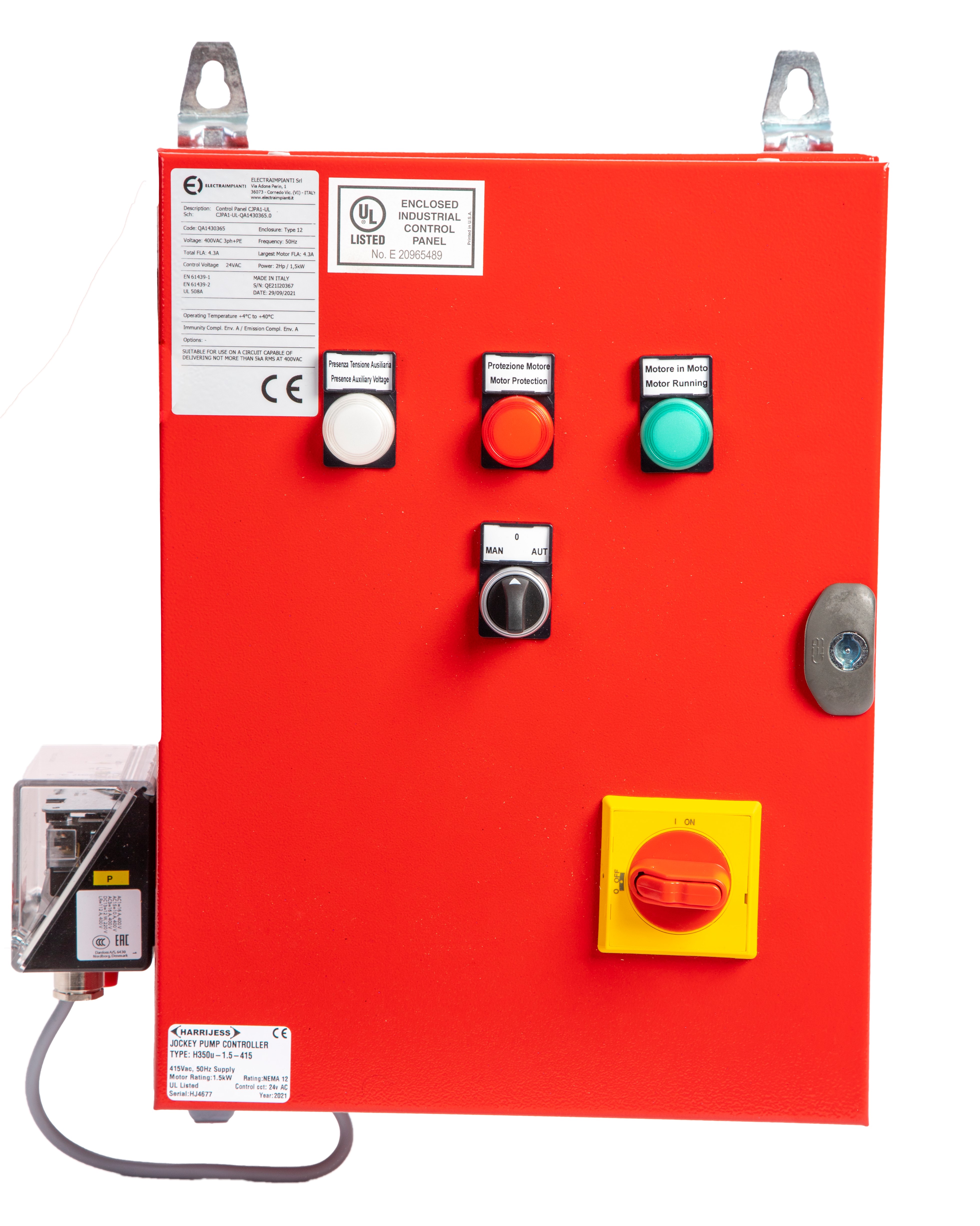 Jockey Pump Controllers | Harrijess Ltd