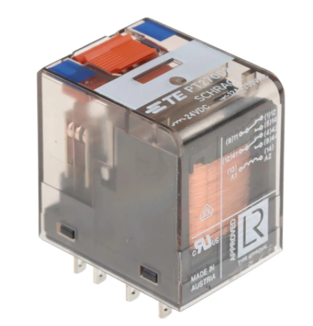 3971: Relay, 2 pole, 230vAC 12A Siemens equivalent, 8 pin