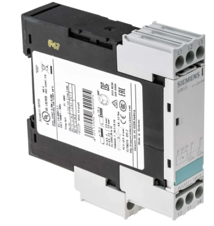 A035: Siemens Phase Sequence Monitoring Relay With DPDT Contacts, 3 Phase. 3UG4511-1BP20