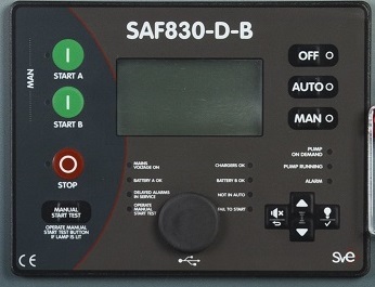 H100, Display / Operator interface, SAF830-D-B