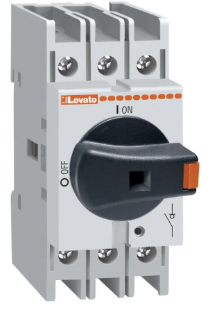 [2025] Isolator, 3 pole, 25A, Lovato GA025A