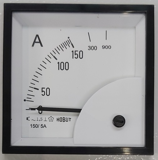 [2605] DIN72, Moving iron ammeter, 0-100A-x6 Overscale, CT read