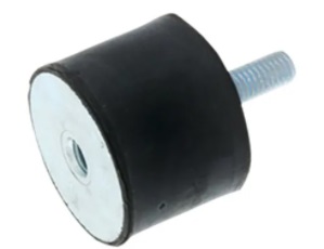 [4887 AVM] AV mount M6 male to female Rubber, 40mm diameter, 25mm deep, for H100