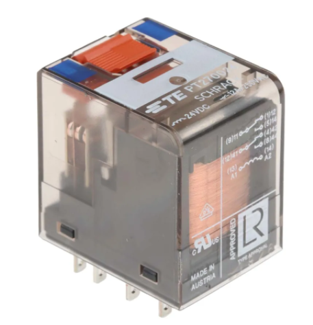 [3970] 3970: Relay, 2 pole, 24vDC 12A Siemens equivalent, 8 pin